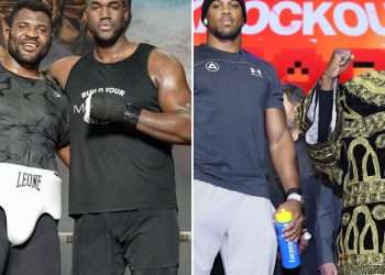 Francis Ngannou’s ex-sparring partner reveals prediction for Anthony Joshua fight… and opens door to working with Brit