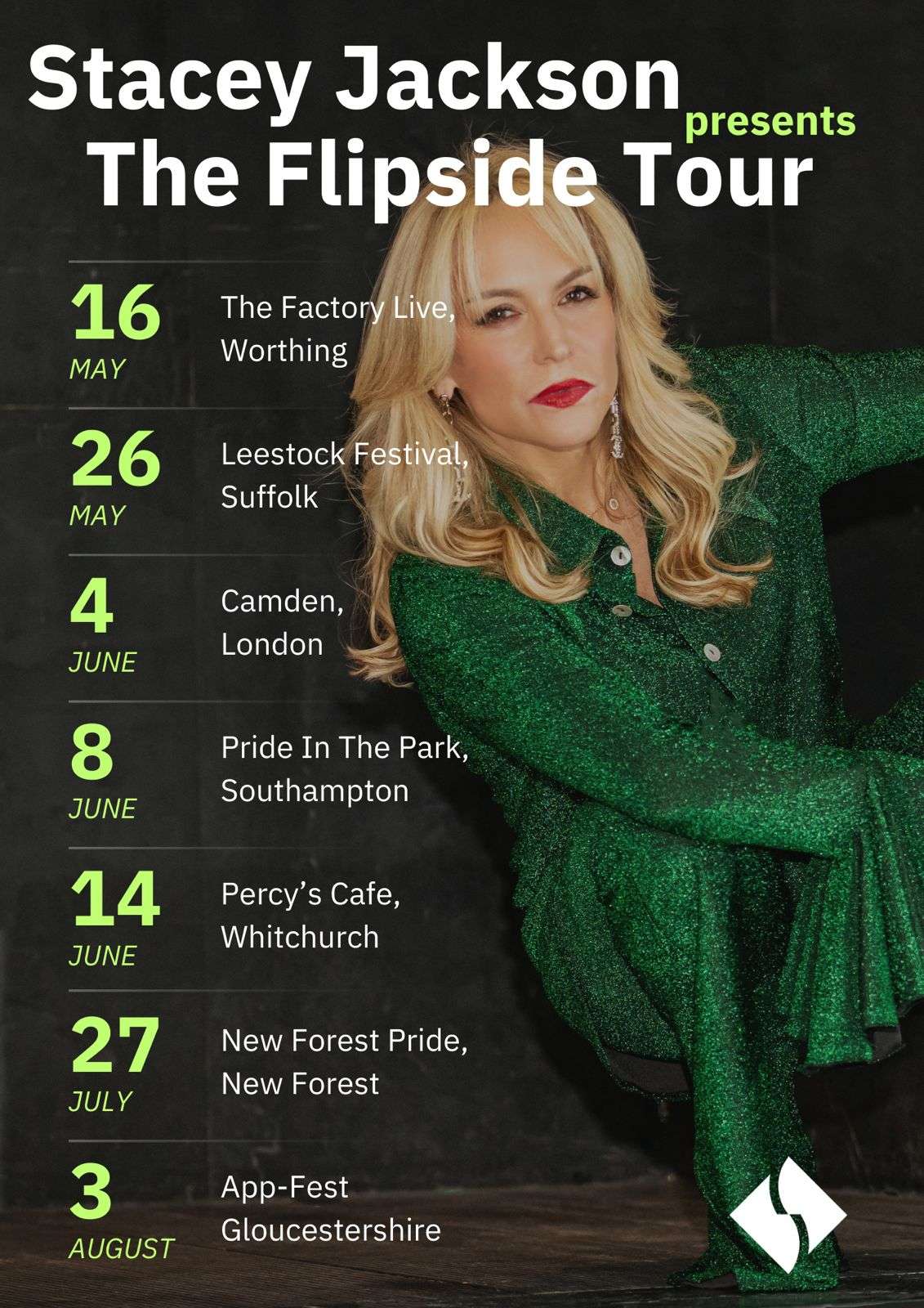 From Chart-Topping Singer to Bestselling Author, Stacey Jackson Tours UK with “Flipside Tour”