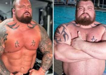 Eddie Hall reveals incredible body transformation and training regime as he prepares for 2v1 ‘freak’ MMA debut