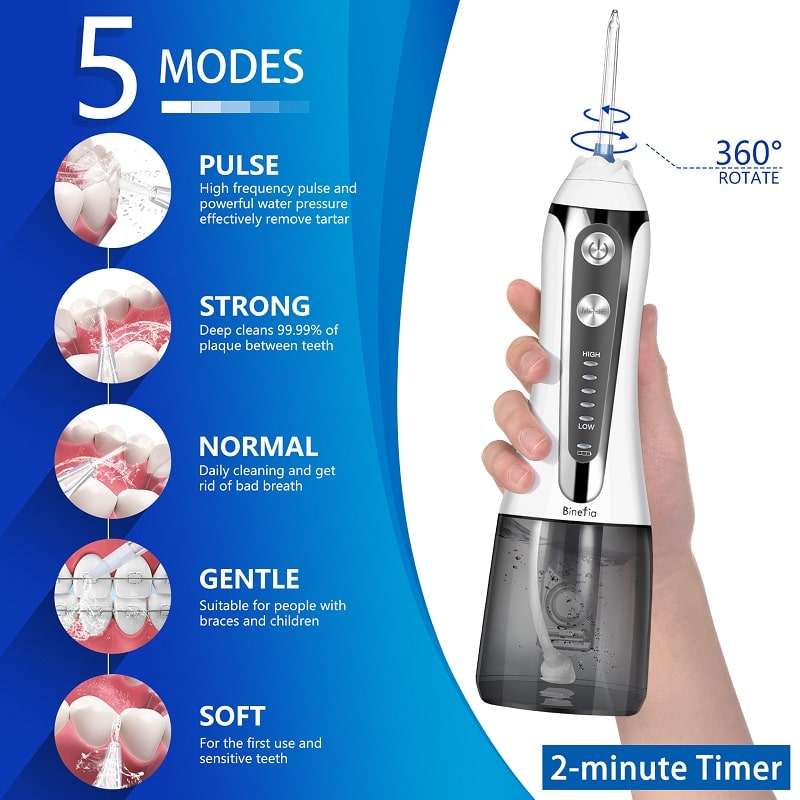 Binefia Water Flosser: The Future of Oral Care – Say Goodbye to Traditional Floss!