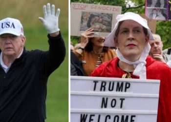 Donald Trump Protests Live: UK Military Locks Down Golf Course in Scotland | UK | News
