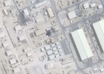 Shocking satellite images show us air base and after iranian missile strike | World | News