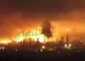 Russia burns as over 50 Ukraine drones bombard oil refinery in ferocious attack World | News