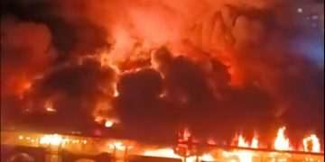 Russia on fire as multiple 'explosions' hit St Petersburg market World | News